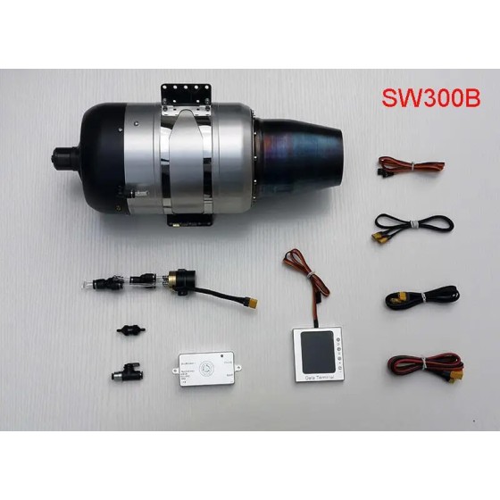 SWIWIN SW300Pro Max Thrust 30KG Brushless Turbine Engine Jet Turbojet Brushless Large Model Aircraft Tricycle Fixed Wing Heavy